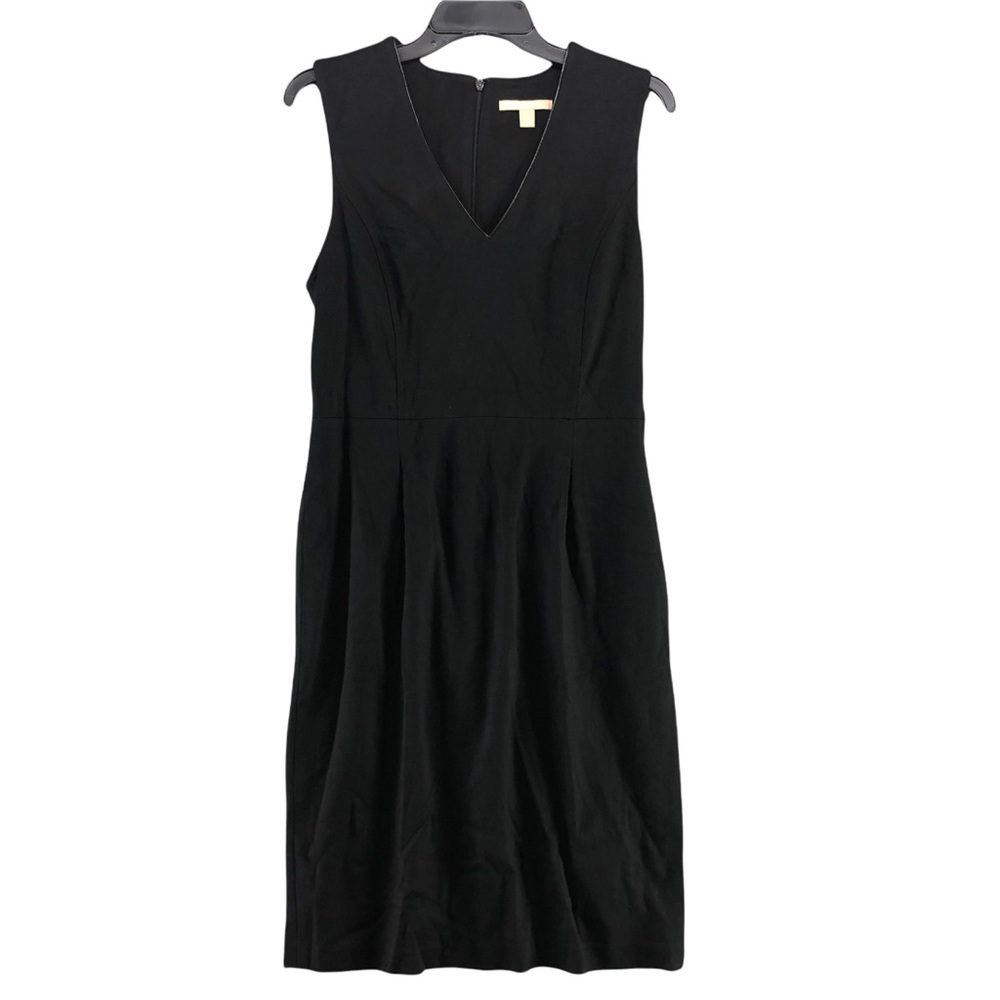 Banana Republic size 8 black sleeveless sheath dress